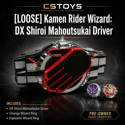 CSTOYS INTERNATIONAL toy belt [LOOSE] Kamen Rider Wizard: DX Shiroi Mahoutsukai Driver (Includes One Adult size Extension Ring Part)