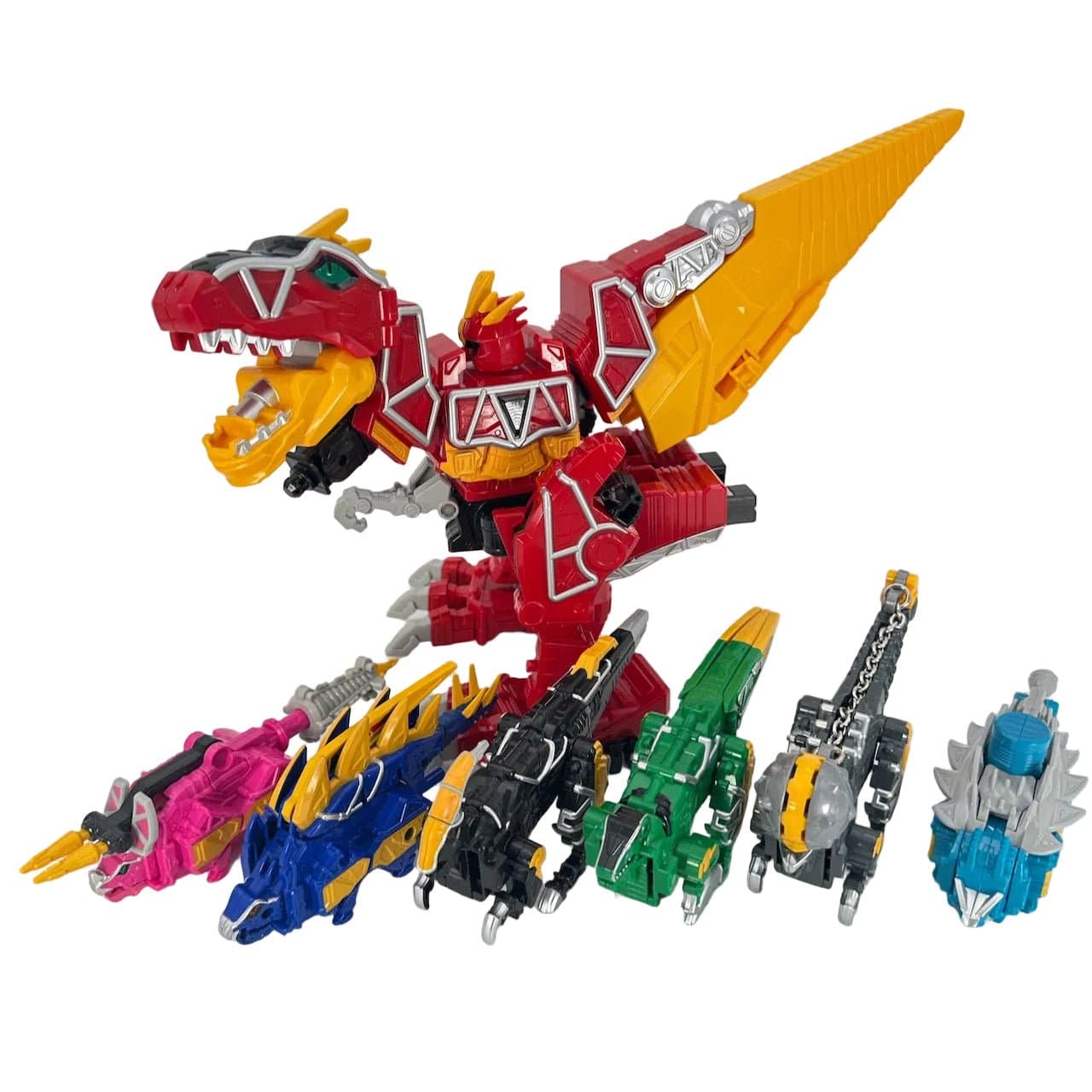 CSTOYS International action fegure [LOOSE] Kyoryuger: DX Kyoryuzin Full Action Ver. with DX Western Combo & Kung Fu Combo Set