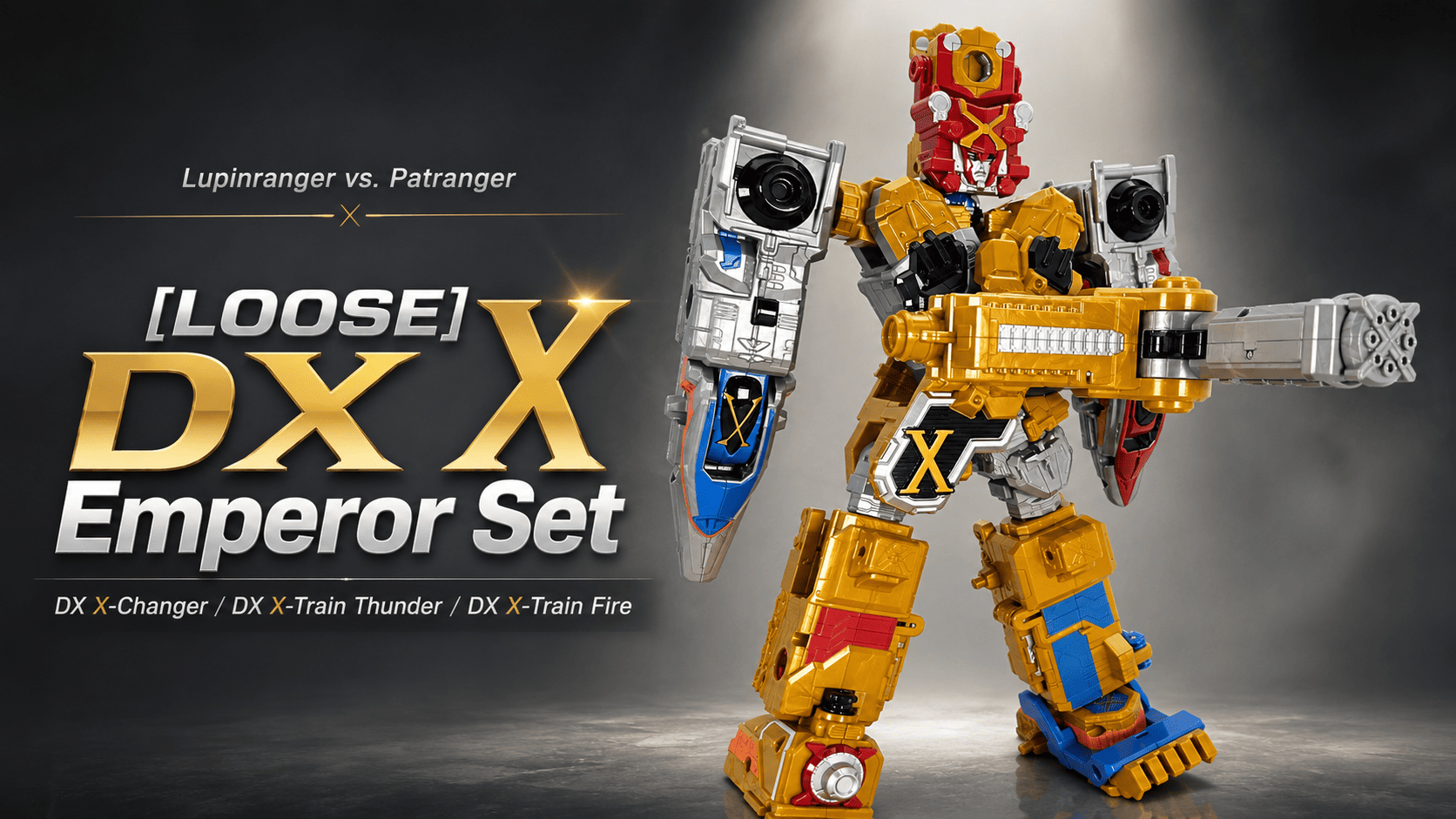 CSTOYS International vs vehicle [LOOSE] Lupinranger vs. Patranger: VS Vehicle Series DX X Emperor Set