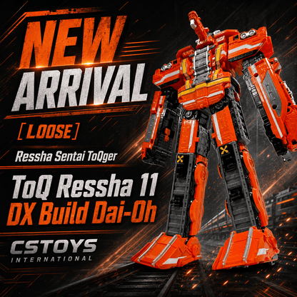 CSTOYS International Toy Robot [LOOSE] Ressha Sentai ToQger: ToQ Ressha 11 DX Build Dai-Oh
