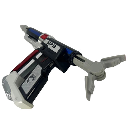 CSTOYS International toy weapon [LOOSE] Tokusou Sentai Dekaranger:  D-Arms Blue & Base Unit from D-Arms Set