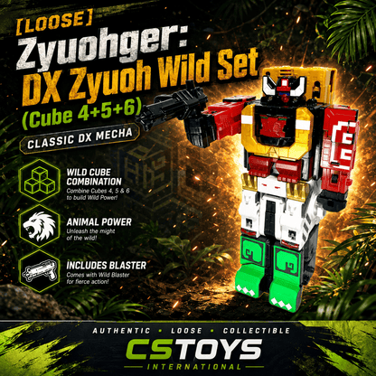 CSTOYS International Toy Robot [LOOSE] Zyuohger: DX Zyuoh Wild Set (Cube 4+5+6)