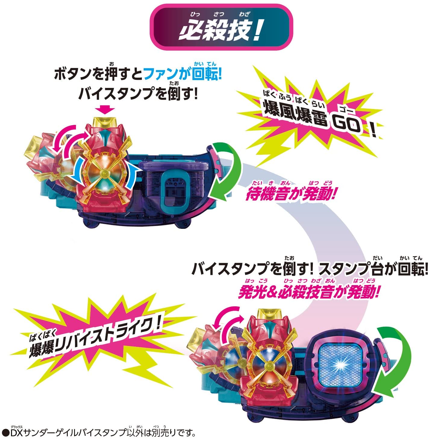 [LOOSE] Kamen Rider Revice: DX Thunder Gale Vistamp | CSTOYS INTERNATIONAL