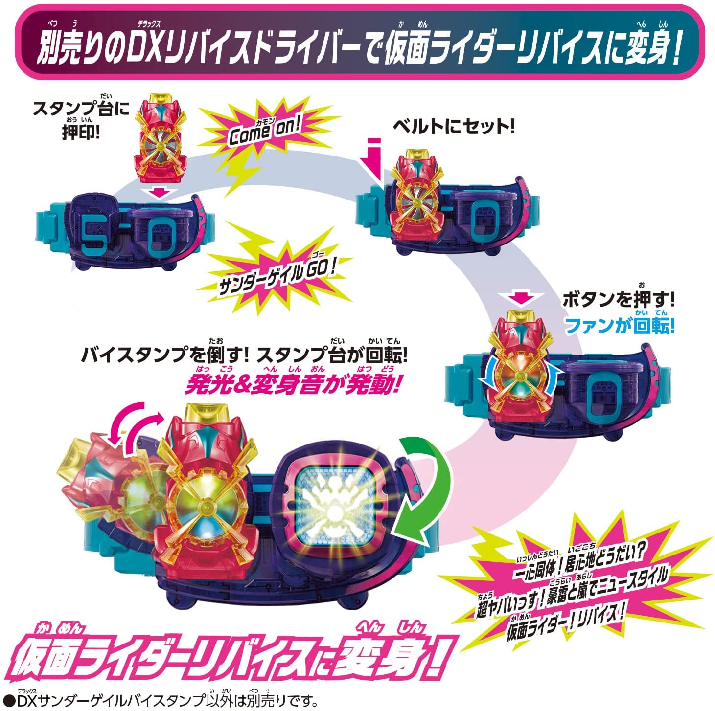 [LOOSE] Kamen Rider Revice: DX Thunder Gale Vistamp | CSTOYS INTERNATIONAL