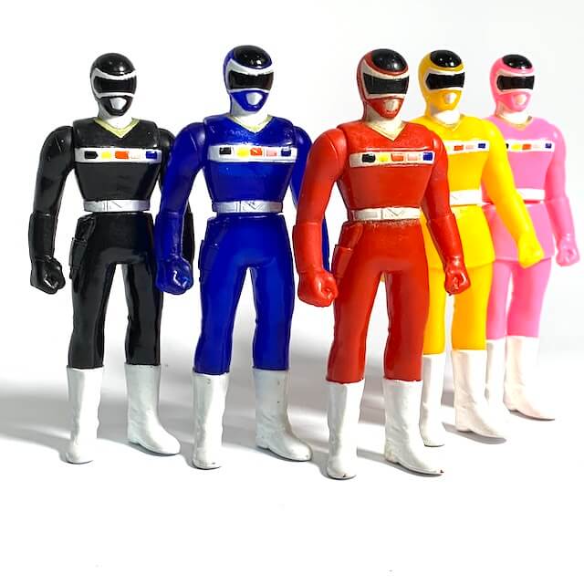 [LOOSE] Denji Sentai Megaranger: Soft Vinyl Figure Set of Five (4.5 inch) | CSTOYS INTERNATIONAL