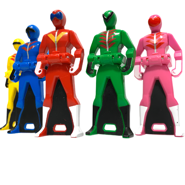 [LOOSE] Gokaiger: DX Goranger Ranger Key Set | CSTOYS INTERNATIONAL