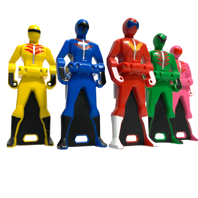 [LOOSE] Gokaiger: DX Goranger Ranger Key Set | CSTOYS INTERNATIONAL