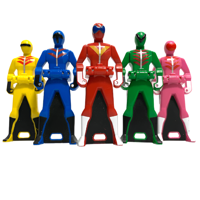 [LOOSE] Gokaiger: DX Goranger Ranger Key Set | CSTOYS INTERNATIONAL