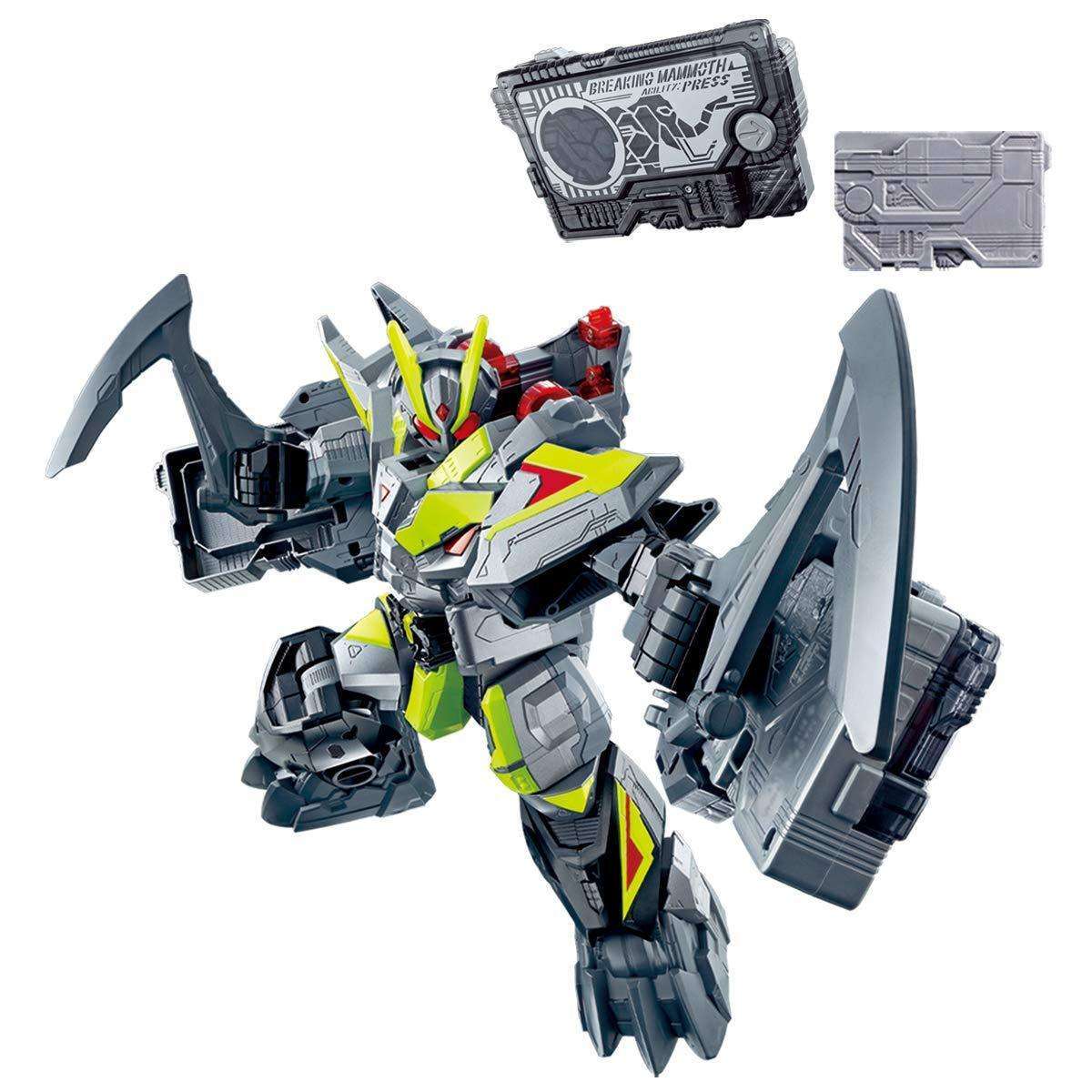 FOSSIL 限定 ドラムピエロ ゼンマイ式フィギュア LOOSE] Kamen Rider 01: DX Breaking Mammoth & Breaking Mammoth