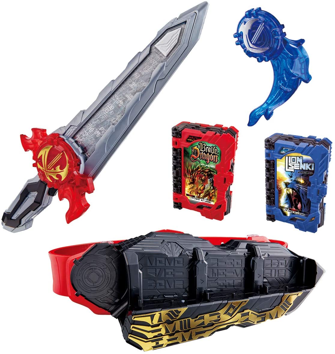 [LOOSE] Kamen Rider Saber: DX Seiken Sword Driver & DX Suiseiken Nagare Emblem & DX Lion Senki Wonder Ride Book | CSTOYS INTERNATIONAL