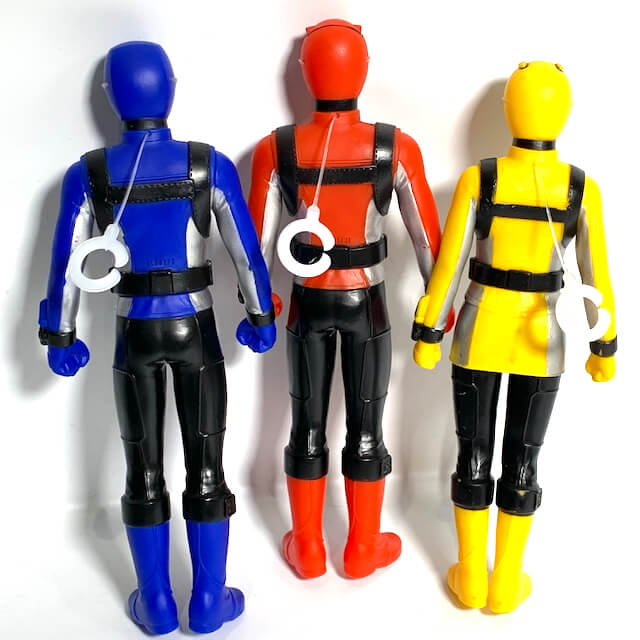 [LOOSE] Tokumei Sentai Go-Busters: SHS 01 Red Buster, 02 Blue Buster, & 03 Yellow Buster | CSTOYS INTERNATIONAL