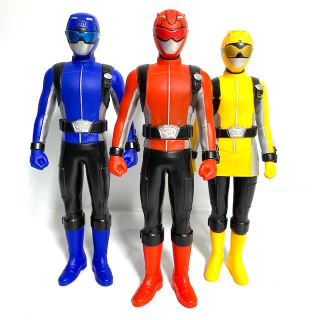 [LOOSE] Tokumei Sentai Go-Busters: SHS 01 Red Buster, 02 Blue Buster, & 03 Yellow Buster | CSTOYS INTERNATIONAL
